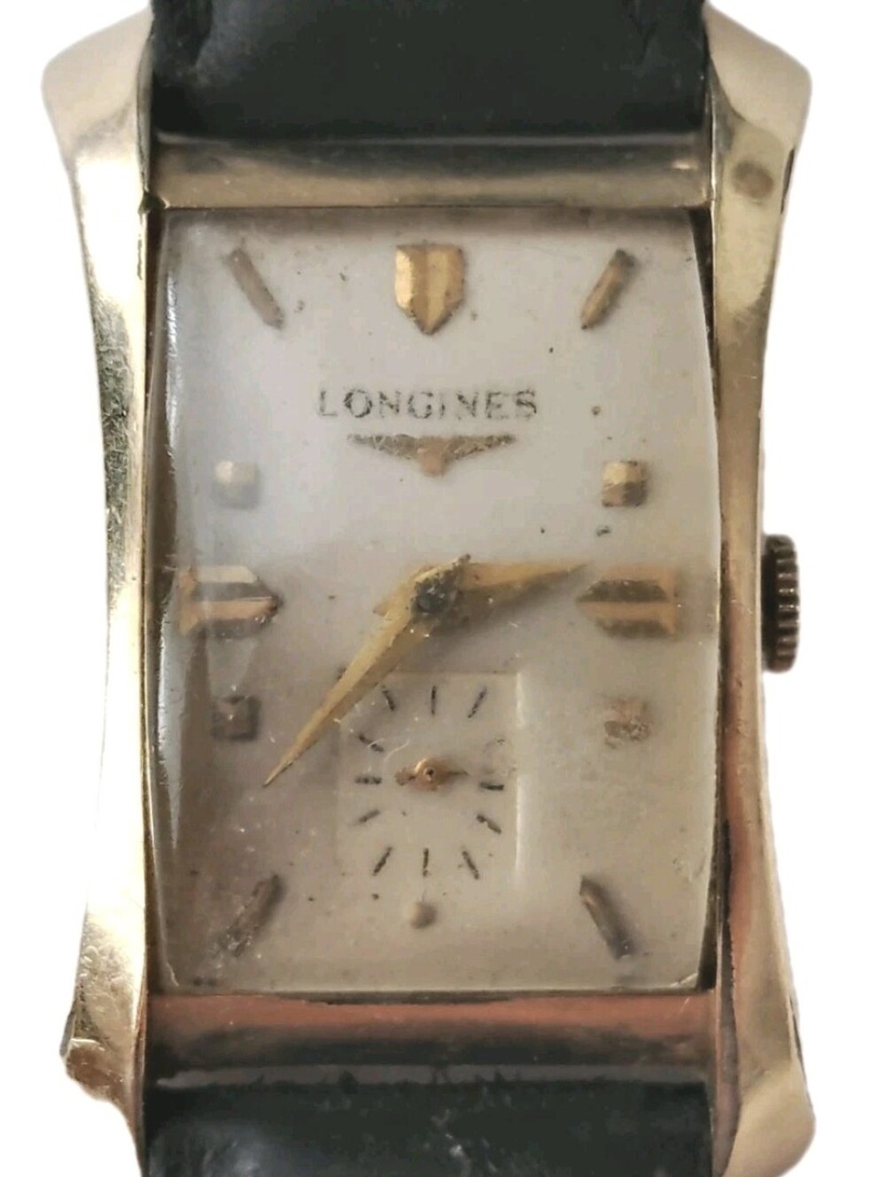 Vintage Longines 1950's 10K Gold Filled Men's Wind-up Watch.